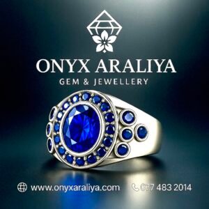 Halo Signet Ring –  (Silver 995)