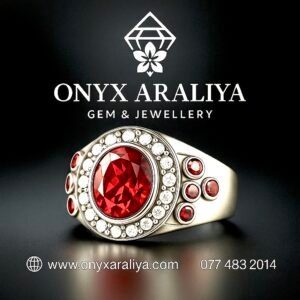 Halo Signet Two Color Ring – (Silver 995)