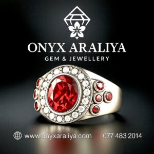 Halo Signet Two Color Ring – (Silver 925)