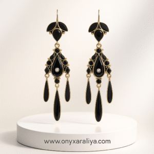 Golden Eclipse Earrings