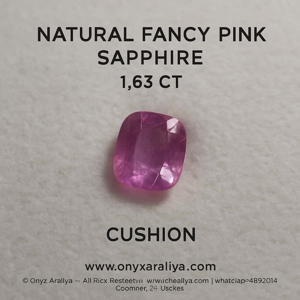 Fancy Pink Sapphire – 1.63 ct
