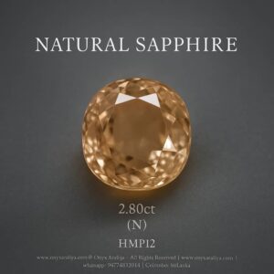 ✨ Natural Sapphire – 2.80 ct (Unheated)
