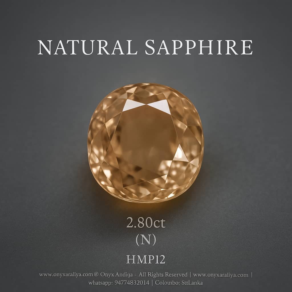 ✨ Natural Sapphire – 2.80 ct (Unheated)