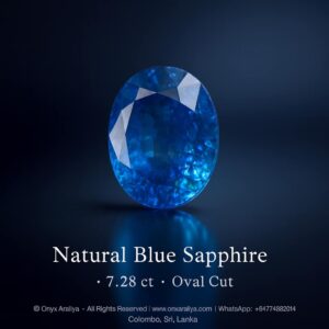 Natural Blue Sapphire – 7.28 ct