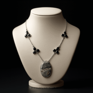 onyx Araliya – Earth Reverie Necklace