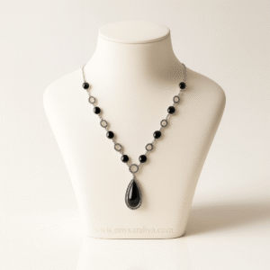 Onyx Araliya – The Nocturne Grace Necklace