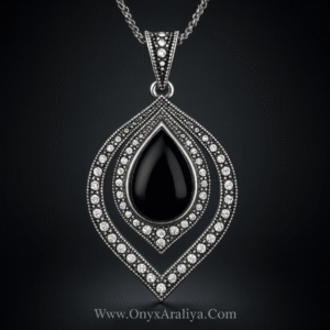 Onyx Araliya – The Royal Eclipse Pendant