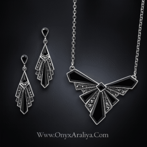 Onyx Araliya – The Deco Monarch Set