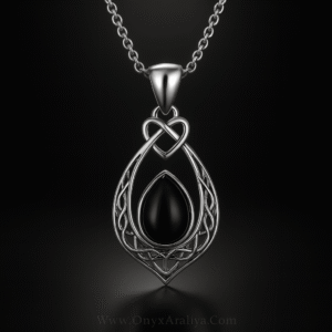 Onyx Araliya – The Eternal Noir Pendant