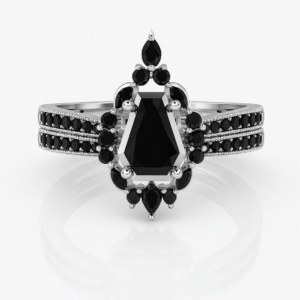 dark luxury and celestial grace.